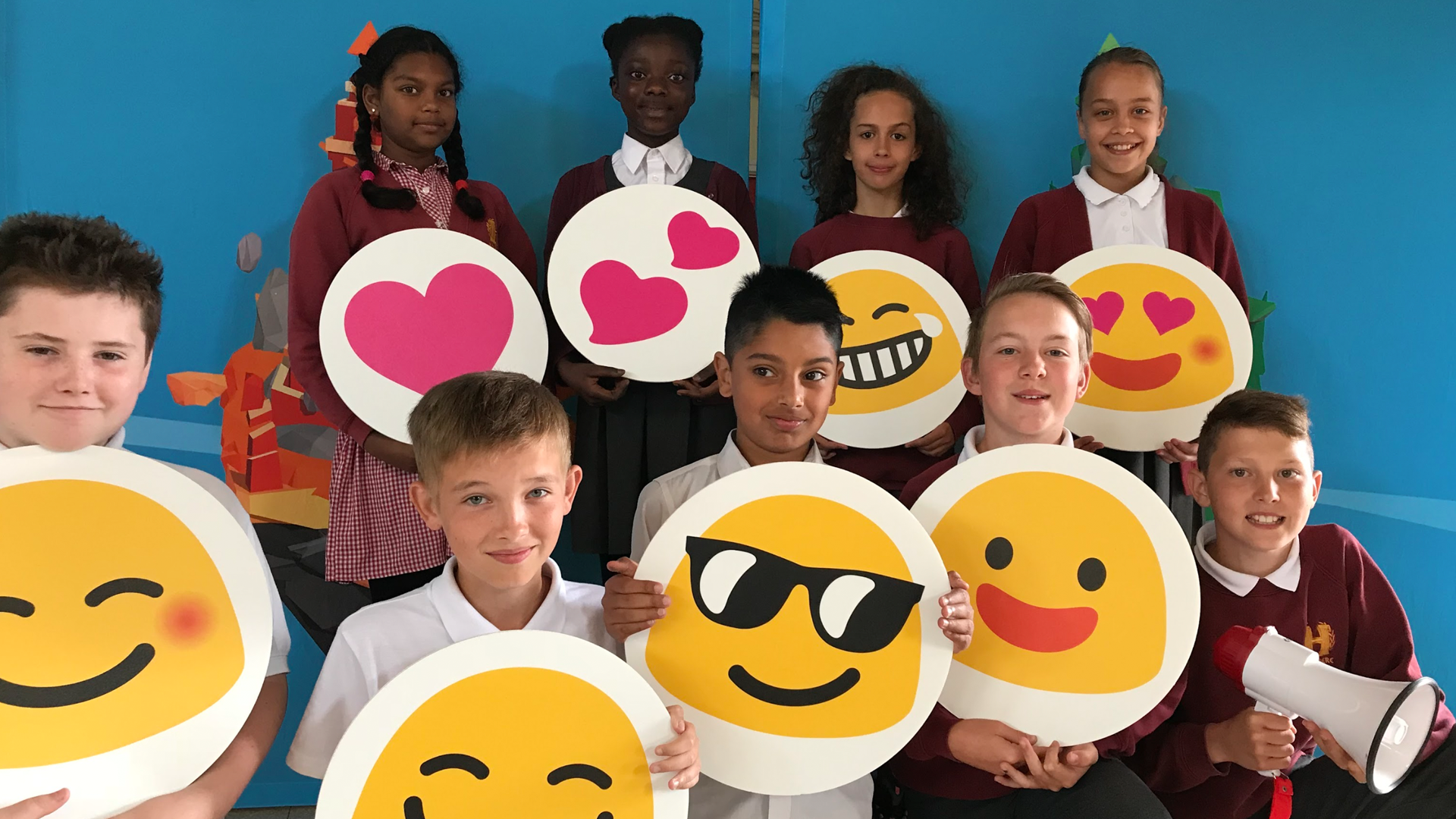 Pupils at a Be Internet Legends assembly