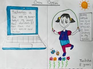 Tasbiha K, age 8
